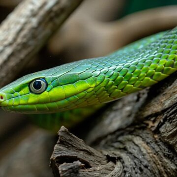 Green snake