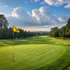 Obraz premium A golf court