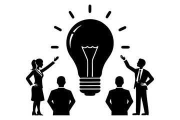 light bulb idea concept