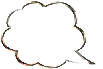 chrome chat cloud shapes