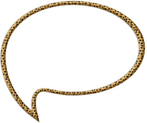 fur effect shapes chat clouds