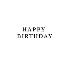 Fototapeta premium happy birthday text