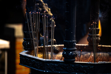 Devout Prayer: The Burning Incense