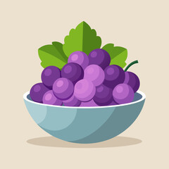 grapes in a bowl