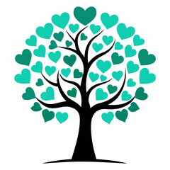 vector tree silhouette