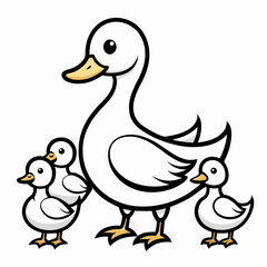 duck and ducklings