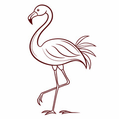 flamingo vector illustration
