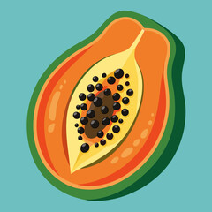 vector illustration of an apple