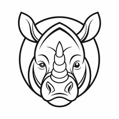 vector illustration of a cartoon horse