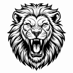 lion head vector
