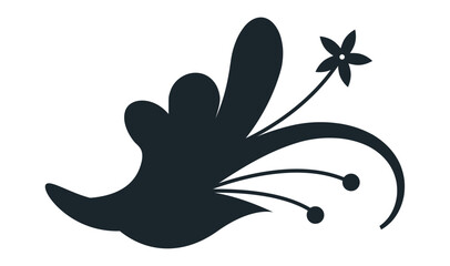 Set Flower decorative elements