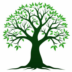 Obraz premium vector tree silhouette