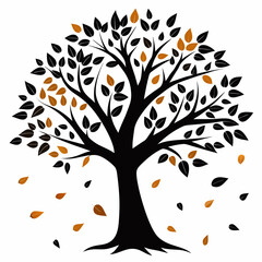 Obraz premium tree with autumn leaves