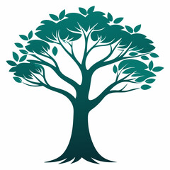 Obraz premium vector tree silhouette