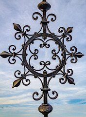 wrought iron fence