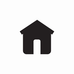 Fototapeta premium door house icon sign vector