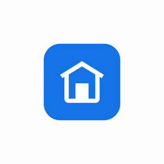 family house icon sign vector