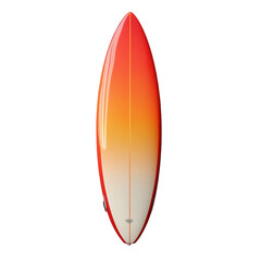 A vibrant orange and white surfboard design ready for summer waves a classic shape ideal for surfing