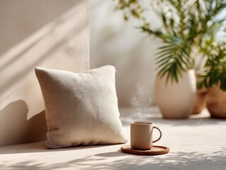 Serene Morning Coffee Break at Home