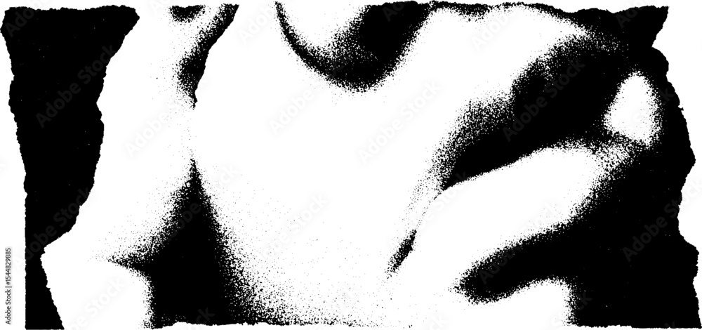 Poster abstract black and white high contrast artwork with textured patterns for creative design
