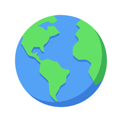 Earth 3D Render Icon