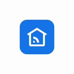 home smart devices icon sign vector
