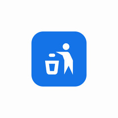 waste facility icon sign vector