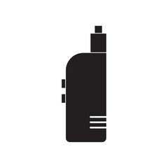 Obraz premium electric vaporizer flat icon vector