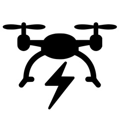 vector illustration of a drone