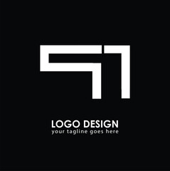 QN QN Logo Design, Creative Minimal Letter QN QN Monogram