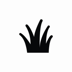 Obraz premium field grass icon sign vector