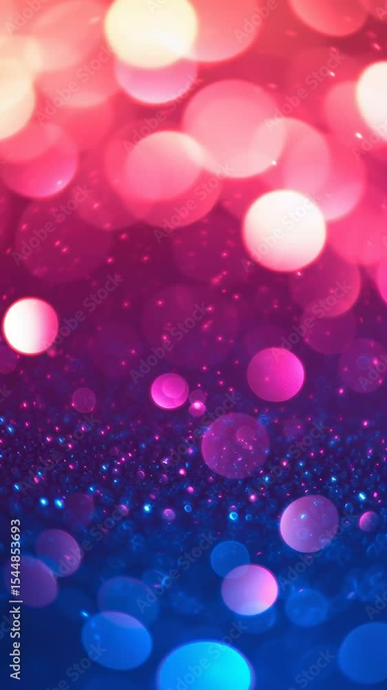 Aufkleber explore a stunning display of vibrant circles and sparkles blending together in a colorful abstract 