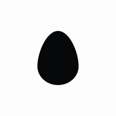 round egg icon sign vector