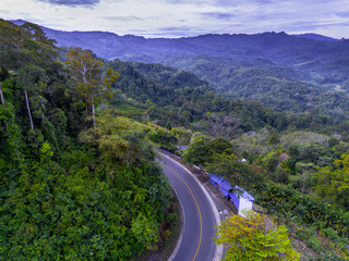 the beauty of Indonesia with mangrove forests and beaches at sunset