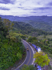 the beauty of Indonesia with mangrove forests and beaches at sunset