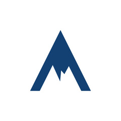 Letter A Mountain.eps