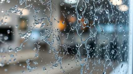 Detailed glass texture with detailed surface elements, perfect background for branding projects. Professional quality visual asset