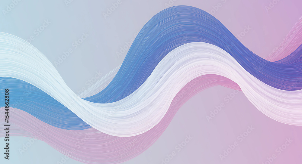 Poster abstract fluid waves create a modern colorful background design with smooth gradients