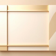 Fototapeta premium Creative design showcase modern studio image display minimalist environment close-up view art conceptualization