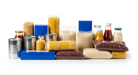 Assortment of Dry Food Staples