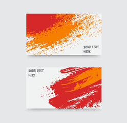 Card frame border template design