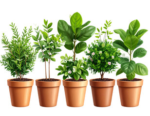 Obraz premium fresh herbs in a pot