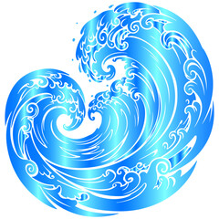 The beautiful transience of a fleeting memory illustrated as a soft, abstract wave background