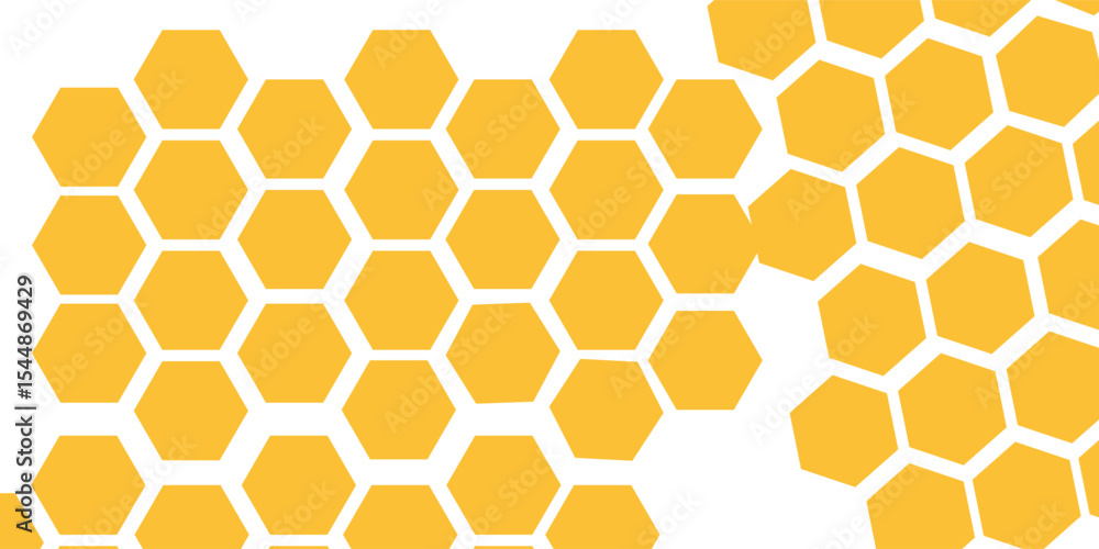Aufkleber abstract honeycombs design. gold honey hexagonal cells texture. geometric hive hexagonal honeycombs.