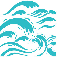 The visual essence of warp speed travel, a dynamic and futuristic vector wave background