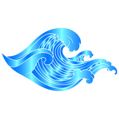 Gradient and colorful wave background echoing natural fluid motion using clean, premium, and artistic decorative technique