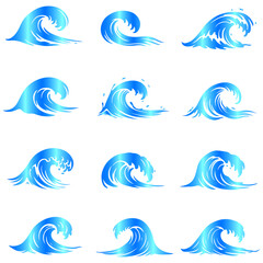 Refined waves and marine lines illustrated with artistic flair using expressive, fluid, and elegant aesthetic rendering