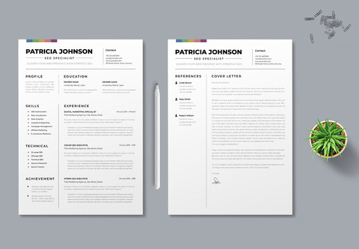 Digital Marketing Seo Specialist Resume Template