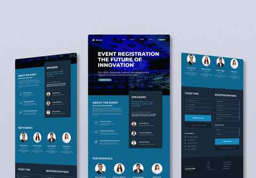 Event Registration Landing Page