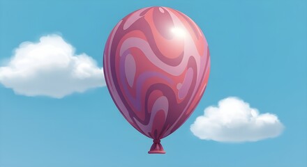 Fototapeta premium hot air balloon abstract